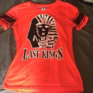 NEON PINK LAST KINGS TEE